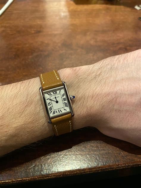 cartier tank must small.